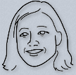 Caricature of Laura Yoo